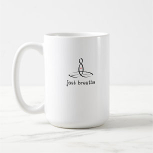 Mug Respirez juste - le style de fantaisie noir