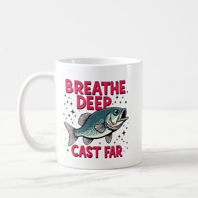 Mug Respirez profondément, lancez loin (Gauche)