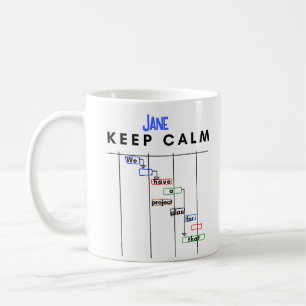 Mug Responsable De Projet Personnalisé Gantt Gardez Le
