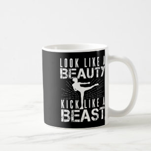 Mug Ressembler à Beauté Kick Comme Bête Kickboxer Athl