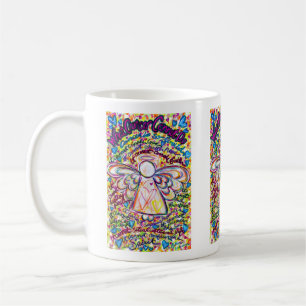 Mug Ressort Coeurs Ange Cancer ne peut pas Poem Café M
