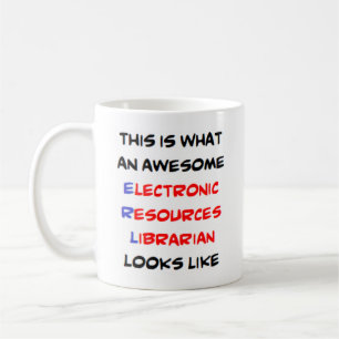 Mug ressources électroniques bibliothécaires, génial