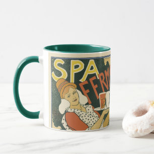 Mug Restaurant Bar à Bière et Café Art Nouveau Vintage