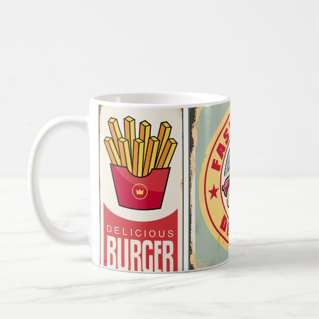 Mug Restaurants et dîners restauration rapide panneaux (Gauche)