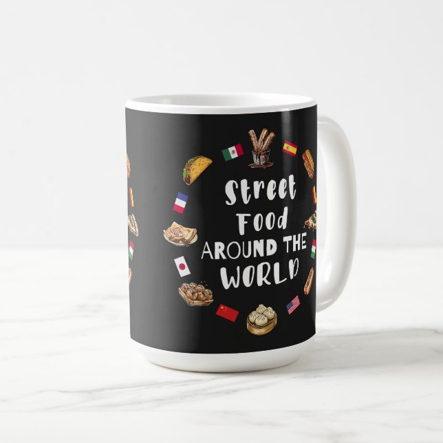 Mug Restauration de rue dans le monde entier (Devant droit)