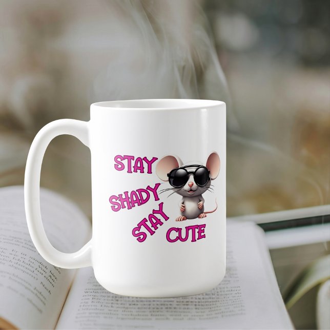 Mug Reste Ombragée, Reste mignonne souris (Créateur téléchargé)