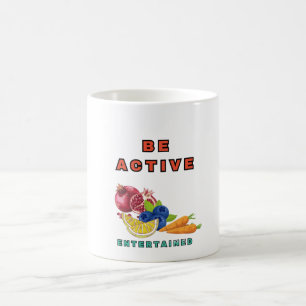 Mug "Restez actif et dynamique grâce à notre design dy