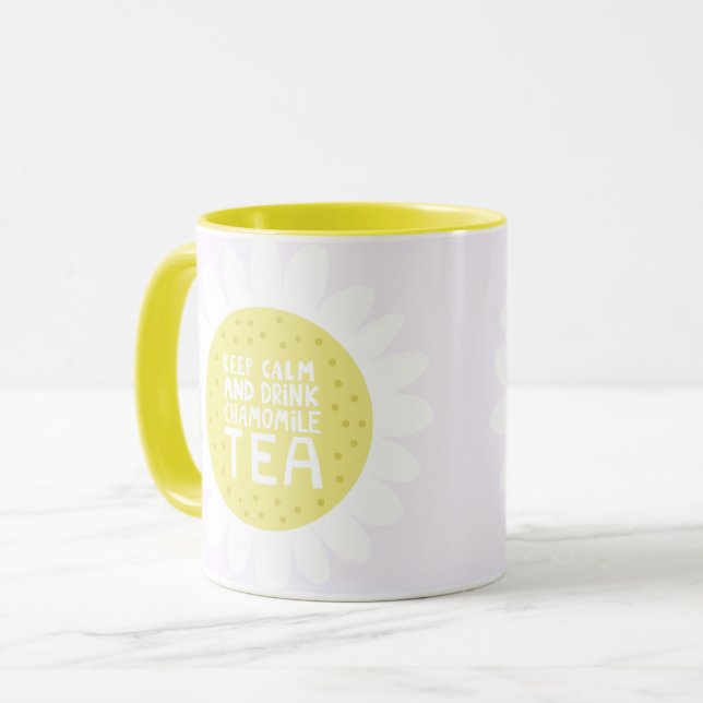 Mug Restez Calme Et Buvez Du Thé (Devant gauche)
