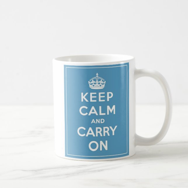 Mug Restez calme et continuez sur 12 oz.mug (Droite)