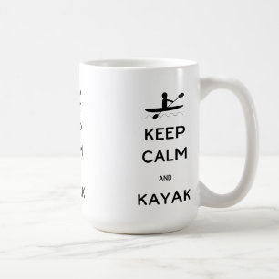 Mug Restez calme et Kayak