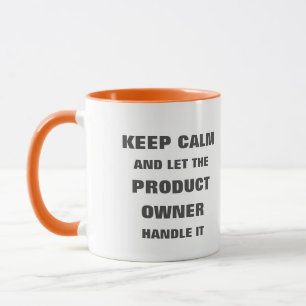Mug Restez calme et laissez le propriétaire du produi