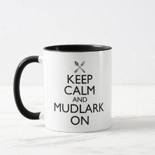 Mug Restez Calme Et Mudlark Sur Les Fâcheuses Moudlard