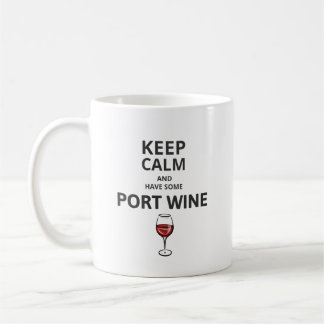Mug Restez calme et prenez du vin de Port