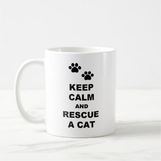 Mug Restez calme et Secourez un chat
