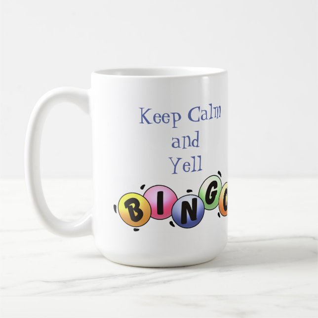 Mug Restez Calme Et Yell Bingo (Gauche)