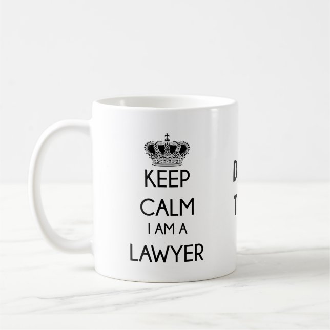 Mug Restez calme, je suis avocat (Gauche)
