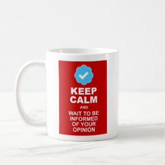 Mug - Restez calmes Twitter s'en occupe