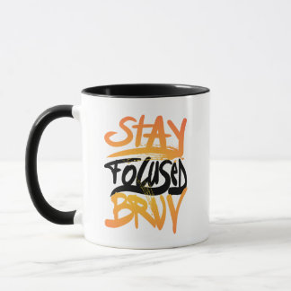 Mug Restez Concentré Bruv, Un Seul Endroit