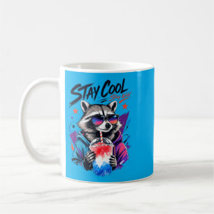 Mug Restez Cool Restez Sauvage Raton Laveur Slushie Ar