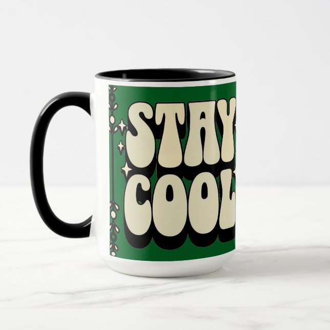 Mug Restez Cool Rétro  (Gauche)