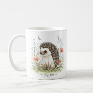 Mug Restez Sauvage Hérisson Mignon de la Forêt