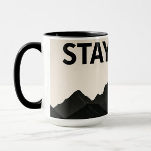 Mug Restez Sauvage – Phrase Audacieuse et Libre 
