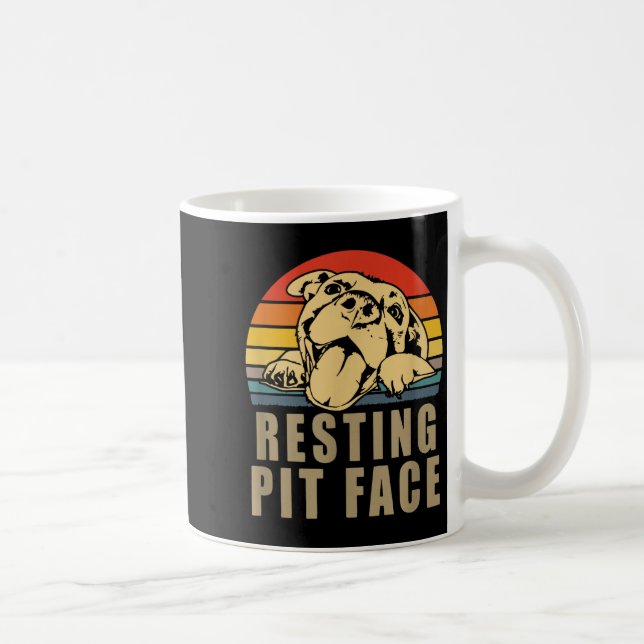 Mug Resting T Face - Tbull Lovers Gift For Men And Wom (Droite)