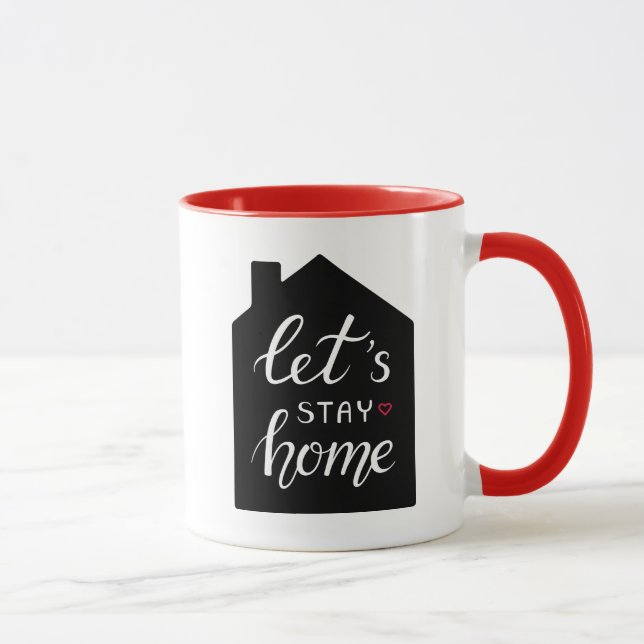 Mug Restons à la maison 2 (Droite)