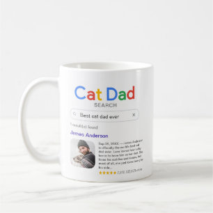 Mug Résultat de recherche drôle de Meilleur Papa Chat 