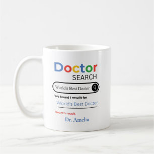 Mug Résultat de recherche personnalisé du meilleur méd
