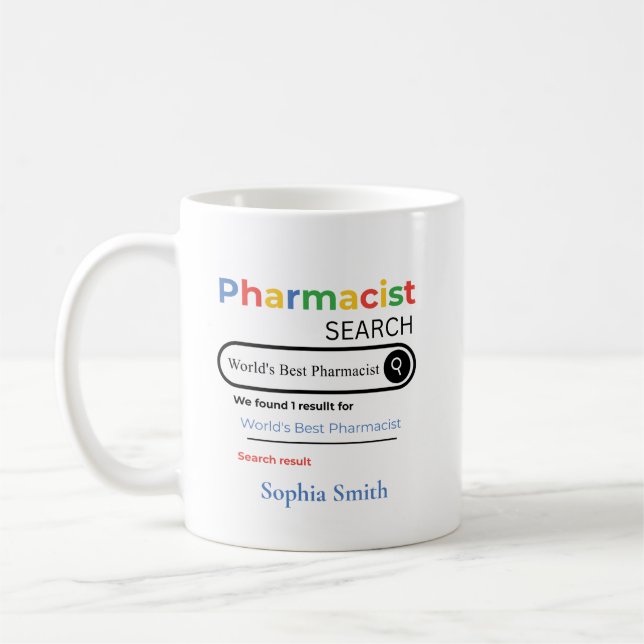 Mug Résultat de recherche personnalisé pour le meilleu (Gauche)
