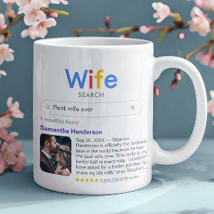 Mug Résultats de recherche de la meilleure femme marié