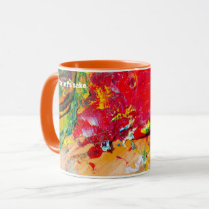 Mug Résumé de la palette de l'artiste