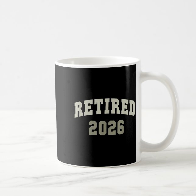Mug Retired 2026 University Retirement Dept Mother  (Droite)