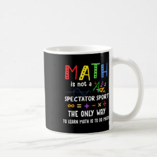 Mug Retour à l'école Les maths ne sont pas un sport de