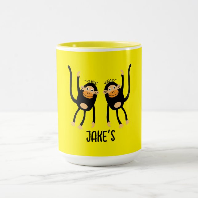 Mug Retour À L'École Petit Singe (Centre)