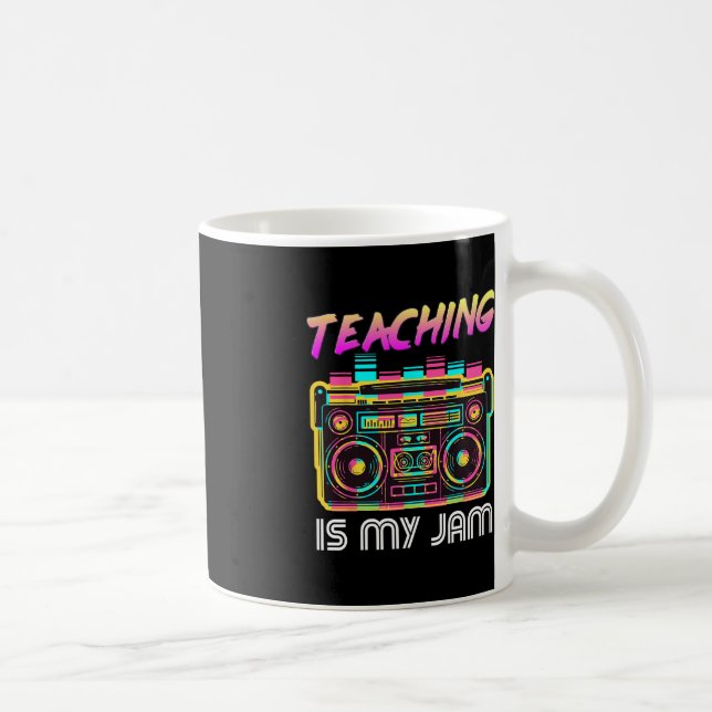 Mug Retour à l'école Retro Enseignement est My Jam 80s (Droite)
