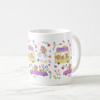 Mug Retour à l'école : Teddy est prêt pour l'école