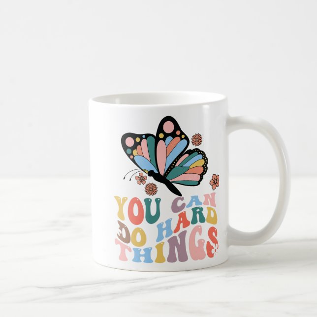 Mug Retour À L'École Vous Pouvez Faire Des Choses Dure (Droite)