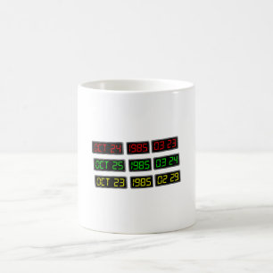 Mug Retour aux années 80 par Time Travel Machine