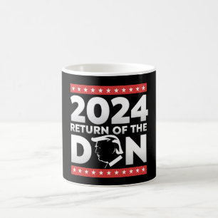 Mug Retour de Donald Trump 45 47 Président américain 2