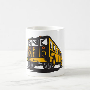 Mug Retour D'Un Bus D'École