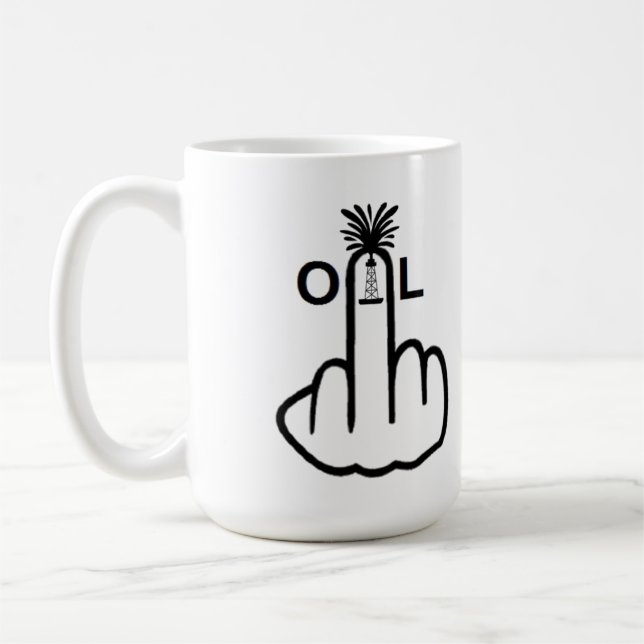 Mug Retournement de l'huile de vidange d'oiseaux de bo (Gauche)