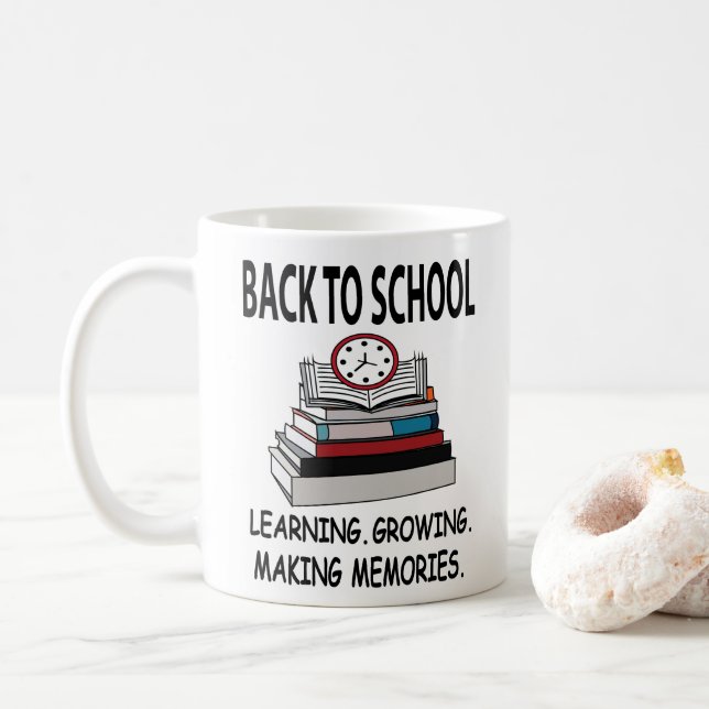 Mug Retourner À L'École Étudiante Retourner À L'École (Avec donut)
