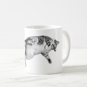 Mug Retourner en noir et blanc
