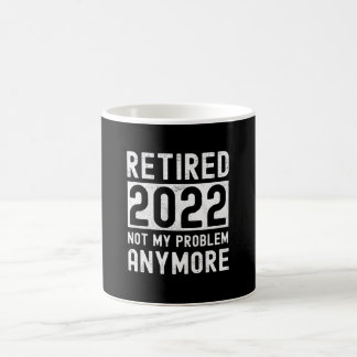Mug Retraité 2022 pas mon plus Funny cadeau