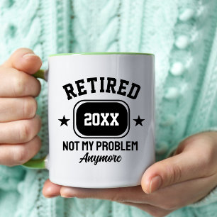 Mug Retraité 2024 Retraité Pas Mon Problème Retraite