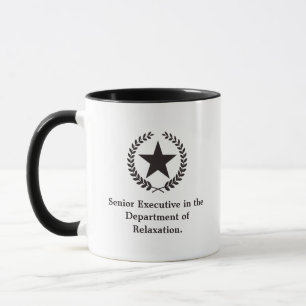 Mug Retraite : cadre supérieur Funny Retraité cadeau