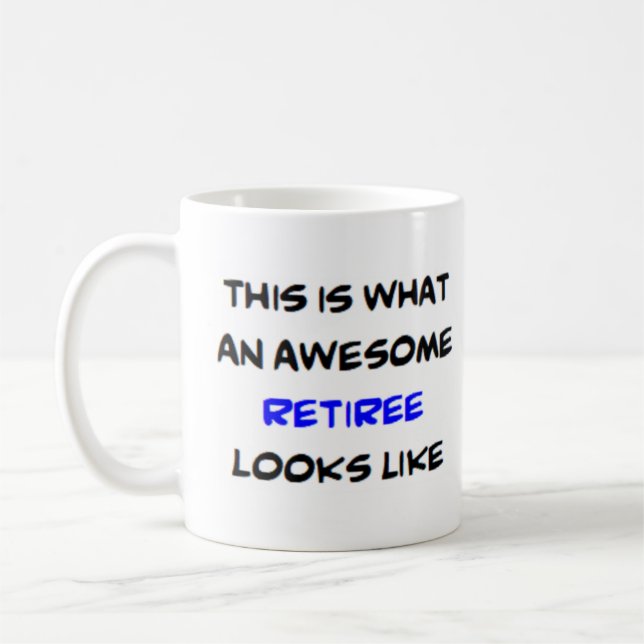 Mug retraité génial (Gauche)