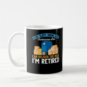Mug Retraité Mailman Postal Worker Retraité